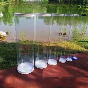 수조 찌보관통 보관함 미터 민물 직경 장비 맞춤통 투명 외경