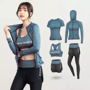 기능성 여성 운동복 세트 러닝복 여성 트레이닝 세트 상하의 레깅스