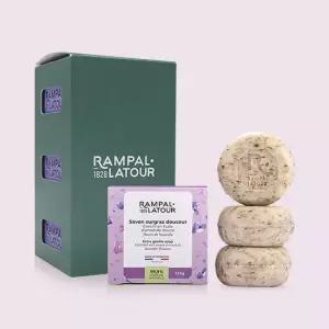 [공식수입] 랑팔라투르 사봉 롱드 천연 세수 비누 라벤더 플라워 125g 3개 세트