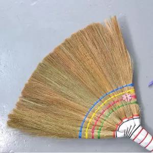 천연 건설현장 사무실 실내바닥 가정용 빗자루 롱갈대비 청소도구