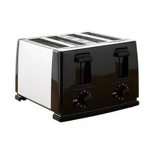 와이드 4구 팝업 토스터기 6단계 굽기 베이글 식빵 토스트 가정용 스텐 토스터 / 전기 토스터기 WISEHJ396