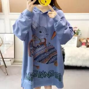 ONM 박스핏 후드티 레깅스 코디 토끼 롱티셔츠