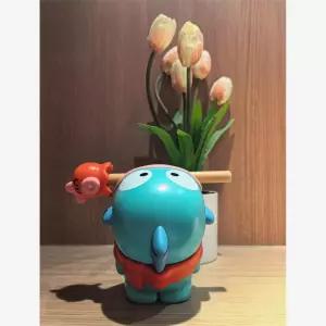 KFC 한교동 교동이목탁 산리오 캐릭터 애니메이션 피규어 키티 잠수함 쿠로미 사무실 책상 소품 선물 스트