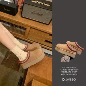 디작소 DJAGSO 여성 방한 벨벳 슈즈 모피 두꺼운 어그부츠1051549