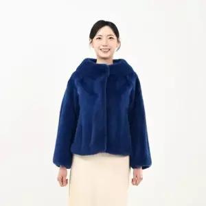 우진모피 WJ 코펜하겐 퍼 휘메일풀스킨 블루 밍크코트 국내생산 본사직영1051813