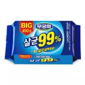 빅비누 기능 세탁비누 450g 99퍼센트비누 99 빅사이즈세탁세제