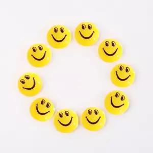 (스마일 10P) 자석 홀더/칠판/냉장고/메모/마그네틱/마그넷/컬러/화이트보드/현관문/칼라/냉장고문/메모지