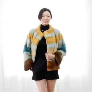 우진모피 WJ 코펜하겐퍼 휘메일풀스킨 호리젠탈 밍크코트 4MT7709 국내생산 본사직영1051604