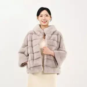 우진모피 WJ 코펜하겐퍼 휘메일풀스킨 호리젠탈 나그랑 밍크코트 국내생산 본사직영1051872