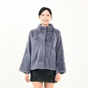 우진모피 WJ 코펜하겐 퍼 휘메일 퍼플 기본 밍크코트 국내생산 본사직영1051886