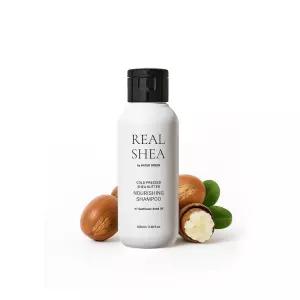 RATED GREEN Real Shea 영양 여행용 사이즈 샴푸 | 유기농 냉압착 해바라기 씨 오일 | 건조하고 부서지기