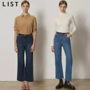 LIST)] 네츄럴 컷팅 부츠컷 워싱 데님 팬츠 택가격 178000원)