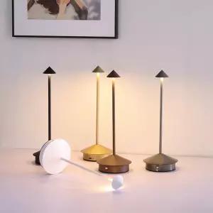 충전식 무선 LED 무드등 소형 테이블 램프 레트로 인테리어 조명 파티 분위기