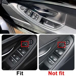 BMW 호환 5 시리즈 F10 F11 520d 535i 내부 패널 풀  커버 카본 파이버 RHD LHD 차량 도어 핸들용