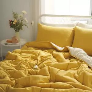 무형광 먼지케어 향균 누빔 감성 차렵이불 간절기 사계절 이불 3color (S/Q) 