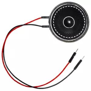 아두이노 50mm 미니 스피커  8옴 0.5W (점퍼선 연결형)