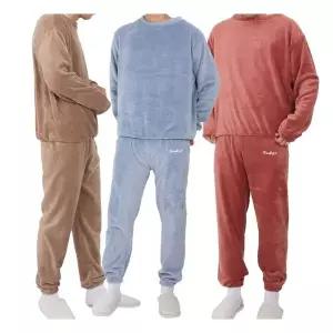 남자 수면잠옷 극세사 겨울용 따뜻한 수면세트1081383