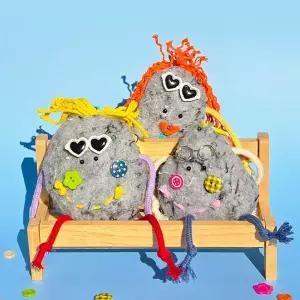 아트앤허그 업사이클링 청바지 펠트 인형 만들기 긍돌이 DIY 걱정인형 몬스터 어글리 키링