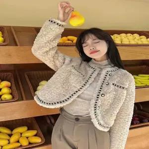 HS라이프 겨울 퍼자켓 모피 점퍼 코트 간절기 자켓 숏 퍼 밍크 봄1071309