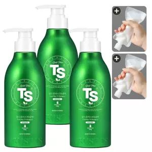 TS 골드 플러스 샴푸 500g X 3EA + 소분 파우치 2