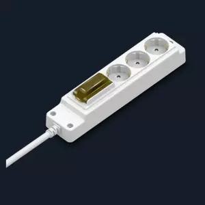 현대일렉트릭 멀티탭 고용량 멀티코드 콘센트 3구 1.5M 누전 차단기