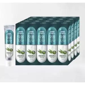 2080 진지발리스 유칼립투스 잇몸치약 150gX10개 + 슈퍼클린 칫솔 4개 (색상 후레쉬민트)