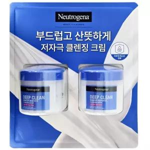 뉴트로지나 딥 클린 클렌징 크림 285ml x 2개