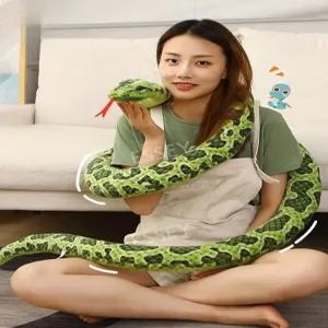 귀여운 뱀인형 애착인형 뱀띠 파충류 뱀소품 봉제인형