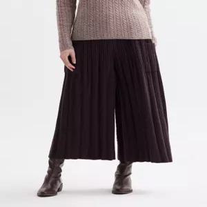 [플리츠미][최초가 138000원] 트위스트 자가드 와이드 팬츠_EPPTW225008