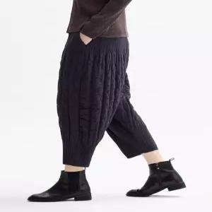 [플리츠미][최초가 158000원] 크로바 퀼팅 하렘 팬츠_EPPTW225007