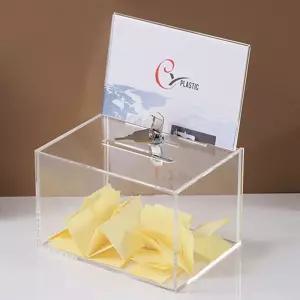 아크릴 추첨함 투명/박스/다용도/이벤트/사각/소형/상금/건의/뽑기통/케이스/행사/학교/건의함/교회/상자