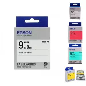 EPSON 라벨테이프 9mm SS9K 흰색 검정/앱손/라벨/프린터/라벨기/엡손/테이프/스티커/라벨지/라벨링/테잎