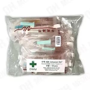 두원메디텍 수액셋트 나비침 23G BAG 전용 10개입