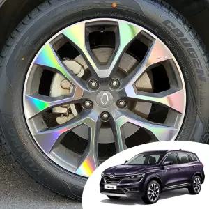 QM6 19인치 휠 스포크 포인트 데칼 스티커 몰딩 컬러 필름 랩핑 바퀴살 튜닝 시트지