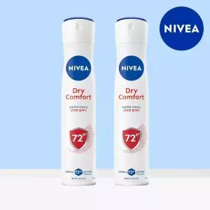 니베아 데오드란트 스프레이 드라이콤포트 200ml 2개