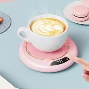 따뜻한 커피한잔 USB 커피잔 보온기 3단계 온도조절 컵워머 온열 컵받침