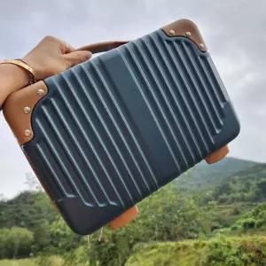 레트로 간편 여행 여성 출장 미니 캐리어/파우치/하드/케이스/휴가/짐싸기/소품백/화장품/바캉스/보조