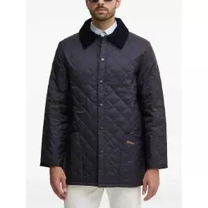 바버 리데스데일 코듀로이 칼라 퀼팅 패딩 재킷 MQU0001 TP448644533