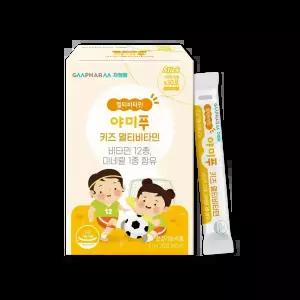 지엠팜어린이영양제 야미푸 키즈 멀티 비타민30포 약국입점 판매중