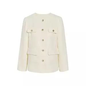 [JJ지고트](광주신세계)아웃포켓 오버 미들라인 트위드자켓 GS2N0JK201