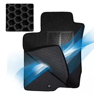 크러시온 KC인증 벌집엠보매트 블랙 전차종 이중포집