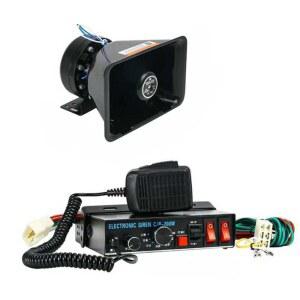 차량용 싸이렌 렉카 경적 경고 스피커 사이렌 구급차 12V 사각