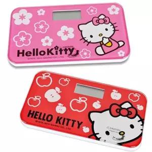 미니 체중계 휴대용 가정용 디지털 헬로키티 체중계 캐릭터 슬림 작은 어린이 저울 강화 유리