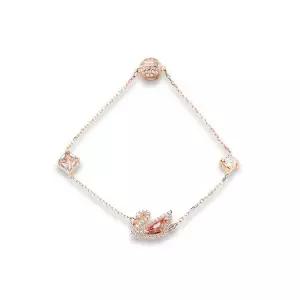 [신세계라이브쇼핑]스와로브스키 5472271 Dazzling Swan 핑크 스완 스몰 팔찌