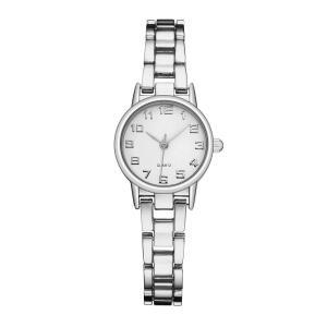 TWOPTION 여성용 방수 손목 시계, 작고 얇은 아날로그 팔찌 쿼츠 앙증맞은 크리스마스 선물, 실버-15#, 모