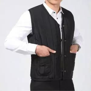 남성 겨울 방한 조끼 기모 안감 누빔 패딩조끼 베스트