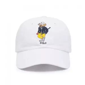 폴로 랄프로렌 골프 베어 트윌 볼 캡 화이트 415185