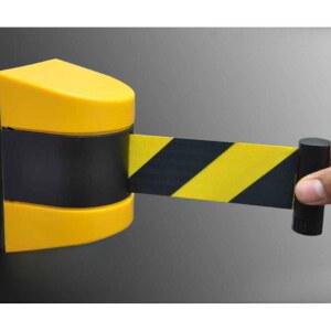 주차차단벨트 5m 10m 벽걸이형 차단벨트 바리게이트 가이드라인