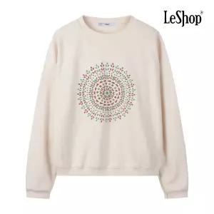 [롯데백화점]르샵 보헤미안 그래픽 스프링 맨투맨 티셔츠 BQ1TS019A