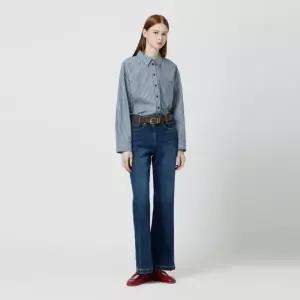 [롯데백화점]씨씨콜렉트 워시드 부츠컷 데님 팬츠 C254PSA431